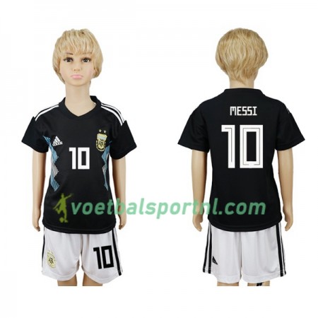Argentinië Messi 10 Kind Uit Tenue WK voetbal 2018